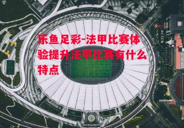 乐鱼足彩-法甲比赛体验提升法甲比赛有什么特点